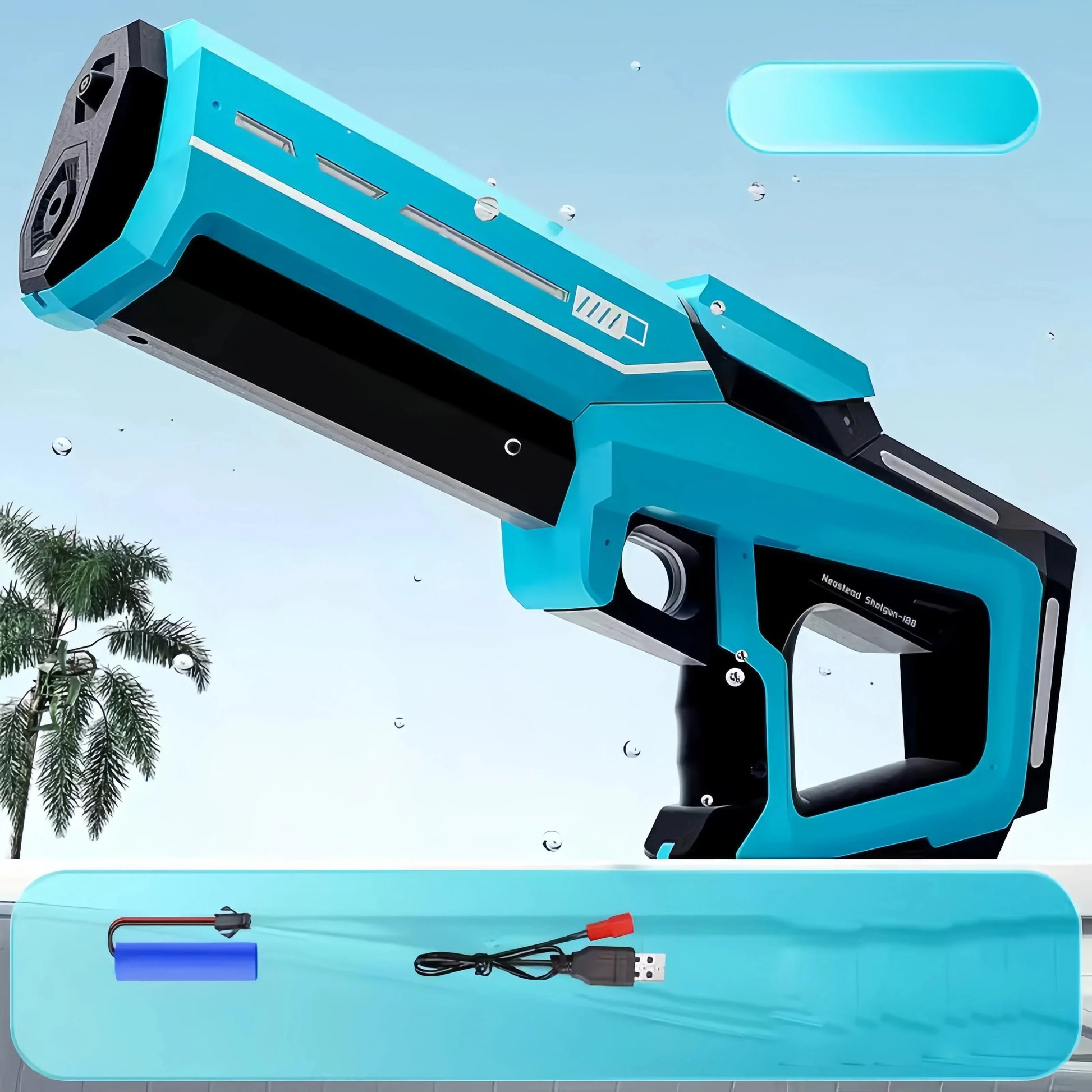 Fusil à Eau Électrique futuriste et puissant